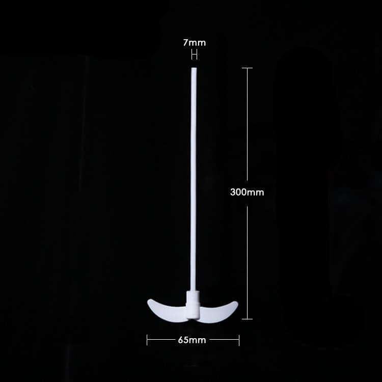 PTFE Stirring Blades Propeller,2-Winged Centrifugal ,Length 250-700 mm.