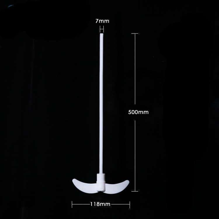 PTFE Stirring Blades Propeller,2-Winged Centrifugal ,Length 250-700 mm.
