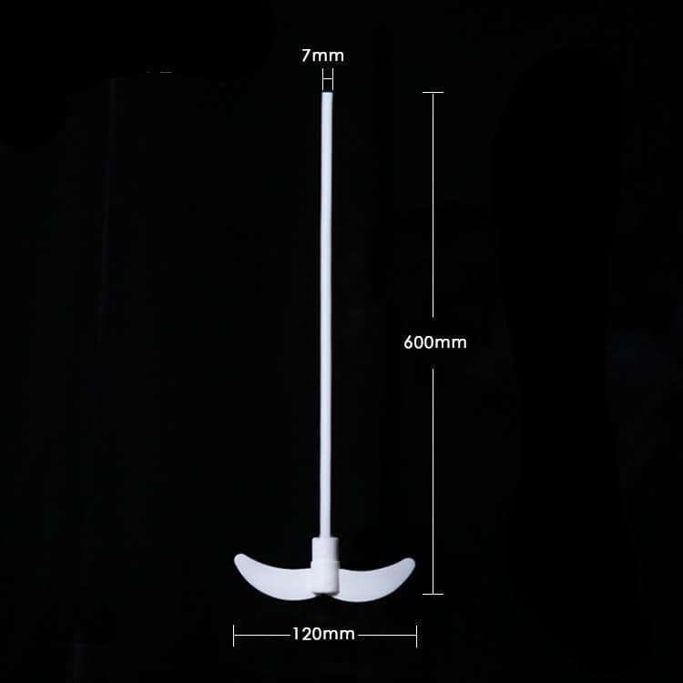 PTFE Stirring Blades Propeller,2-Winged Centrifugal ,Length 250-700 mm.