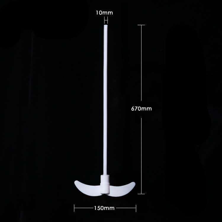 PTFE Stirring Blades Propeller,2-Winged Centrifugal ,Length 250-700 mm.