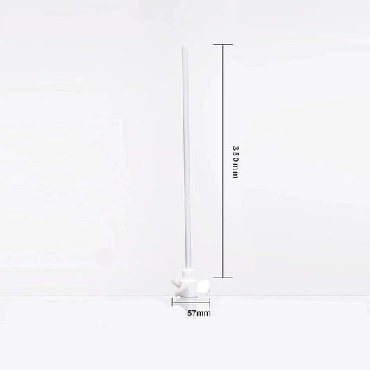 PTFE stirring screw propeller, 3-winged, length 350 mm