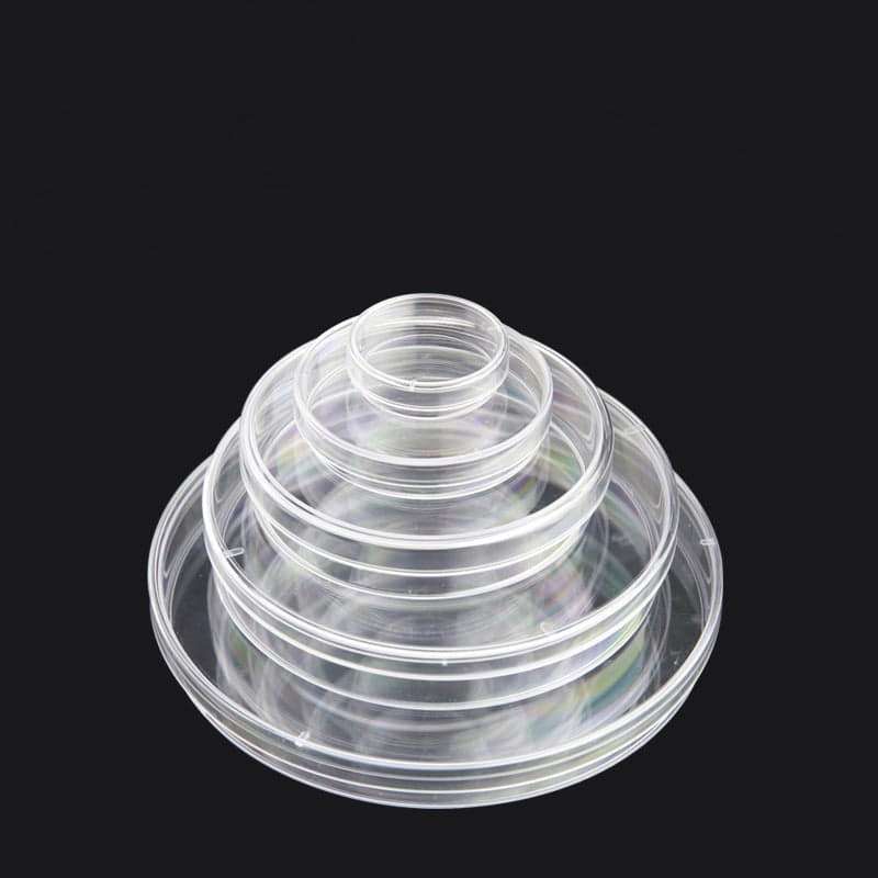 Petri Dish, Plastic PS, Diameter 35 to 150 mm, 10 Units/Pack
