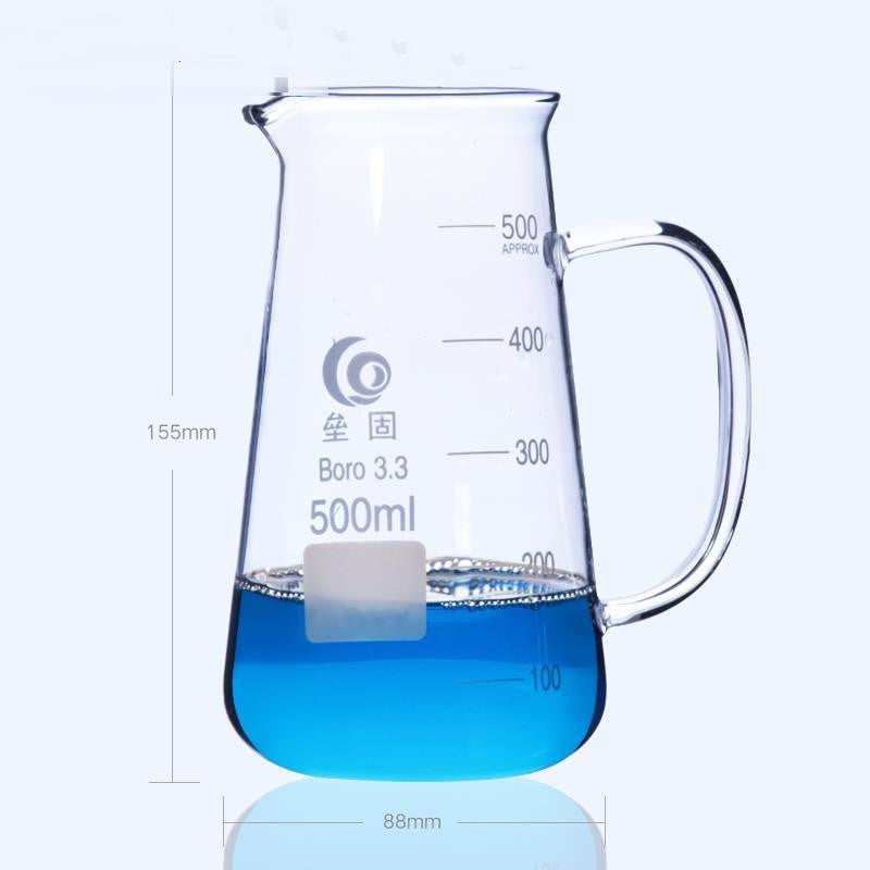 Philips beaker with spout and handle, 125 ml to 500 ml