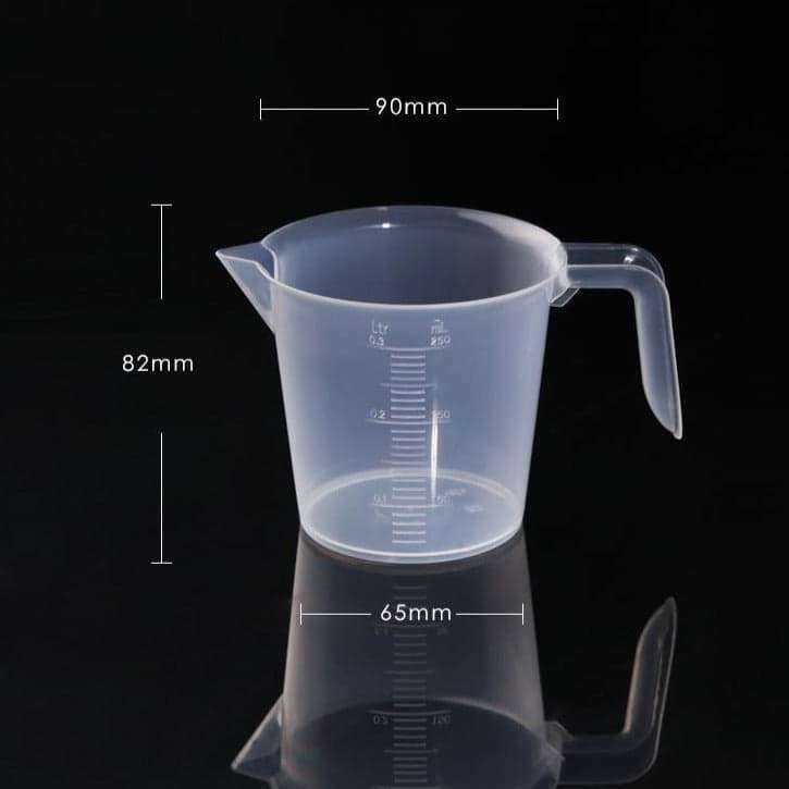 Plastic Measuring Beaker with Handle, PP, 250 ml to 2,000 ml