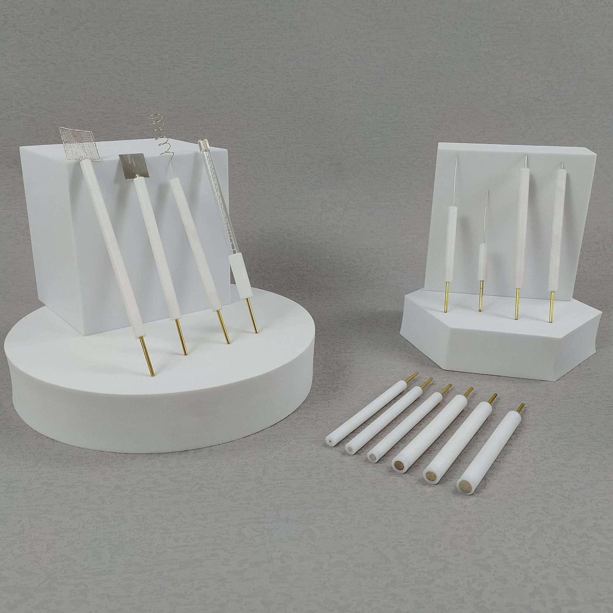 Platinum Mesh Counter Electrodes with PTFE Rod, Mesh Size 60