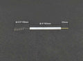 Platinum wire auxiliary counter electrodes with PTFE rod