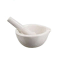 Porcelain mortar with pestle, diameter 6 to 25.5 cm