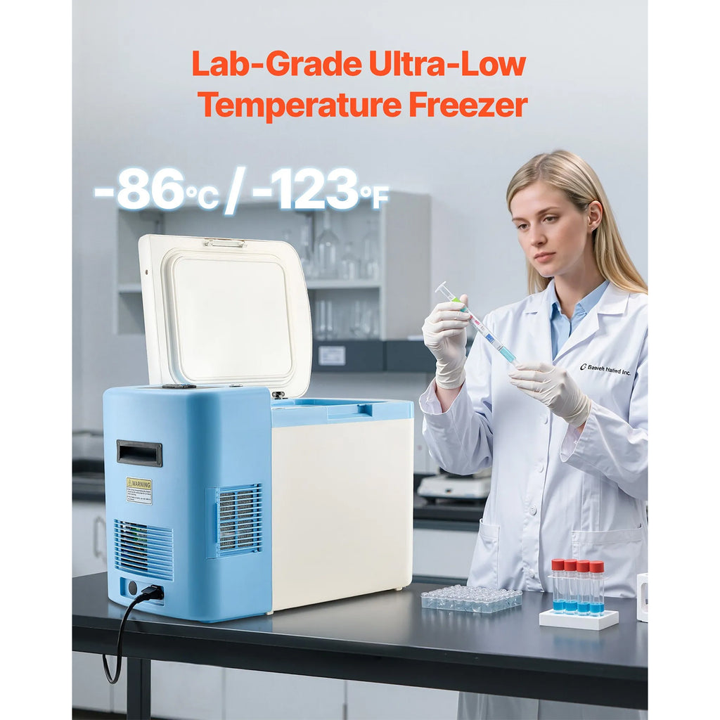 Ultra Low Temperature Lab Freezer, −40℉ to −123℉ Adjustable Temp Range