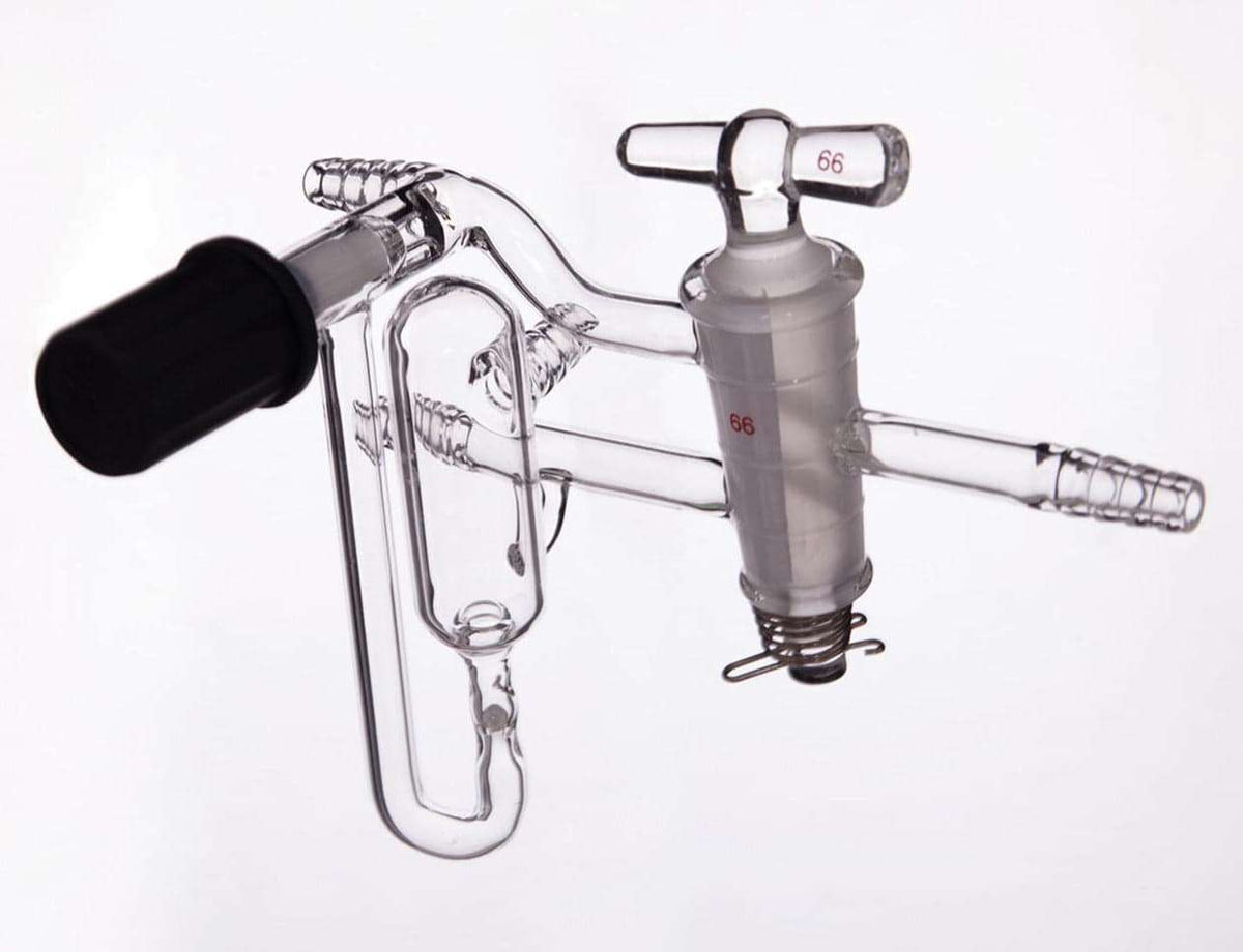 Pressure release valve with bubbler