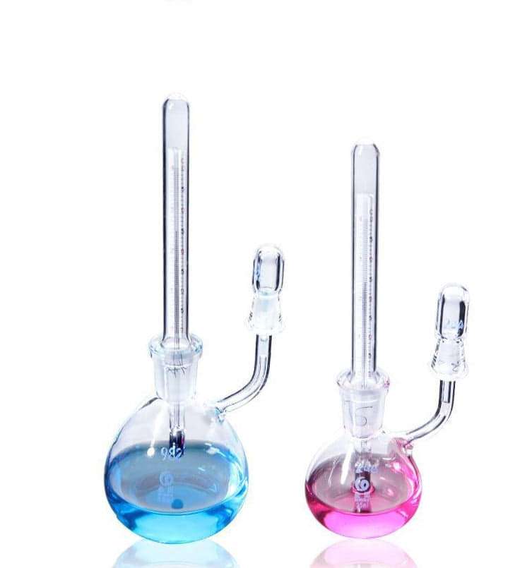 Pycnometer acc. to Gay-Lussac with thermometer, 25 ml to 50 ml