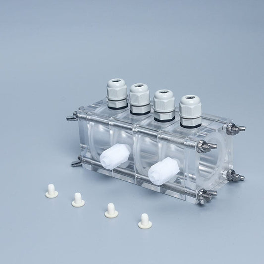 Quattro Cube MFC Reactor, 4-Chamber Acrylic Cell (4 x 14ml)