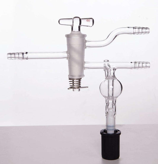 Rapid purge valve with bubbler