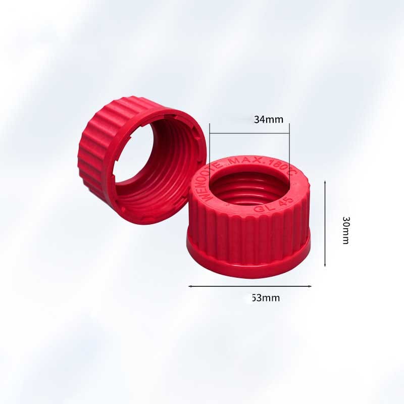 PBT GL45 Screw Open-Top Cap