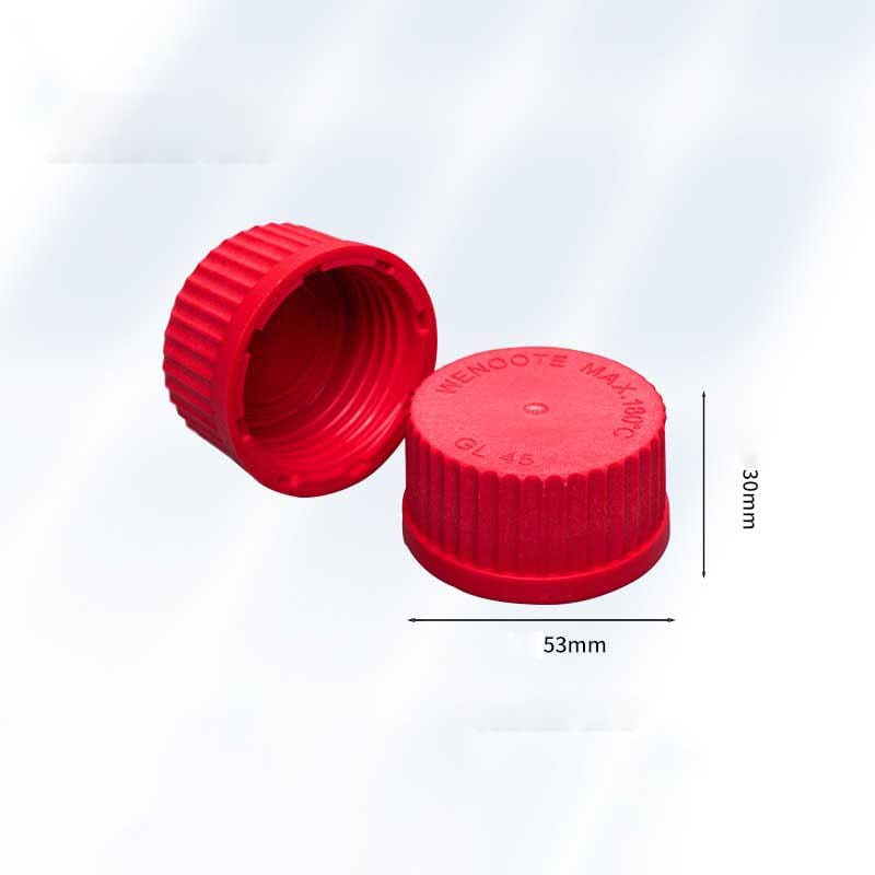 PBT GL45 Screw Solid Cap, Chemical-Resistant