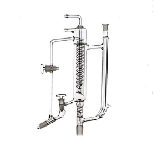 Reflux Distillation Head with Dimroth Coil, 2 Stopcocks