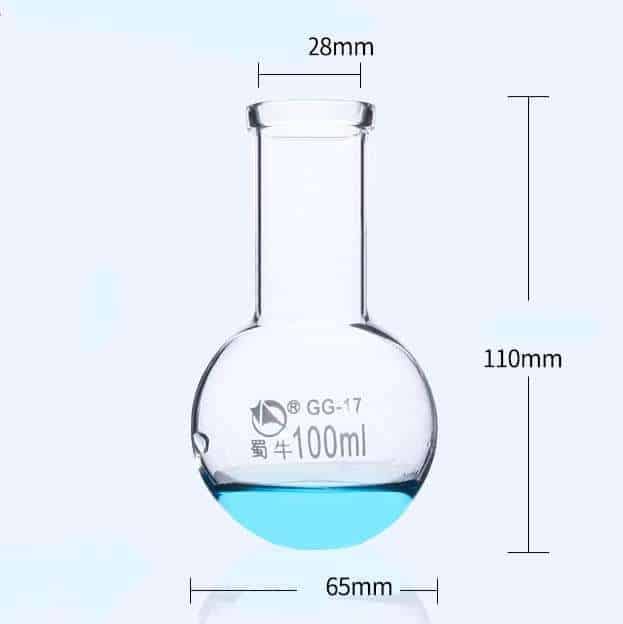 Round bottom flask, 100 to 20.000 ml