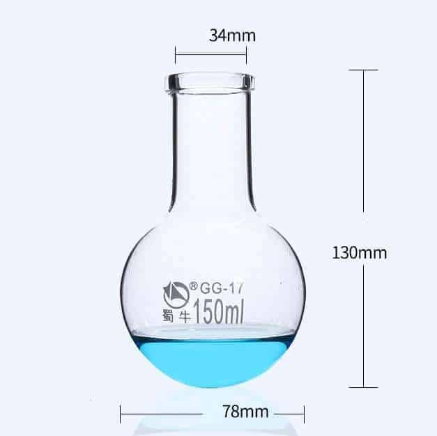 Round bottom flask, 100 to 20.000 ml