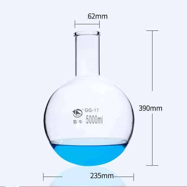 Round bottom flask, 100 to 20.000 ml