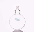 Round bottom flask with joint and hooks, capacity 50 to 20.000 ml