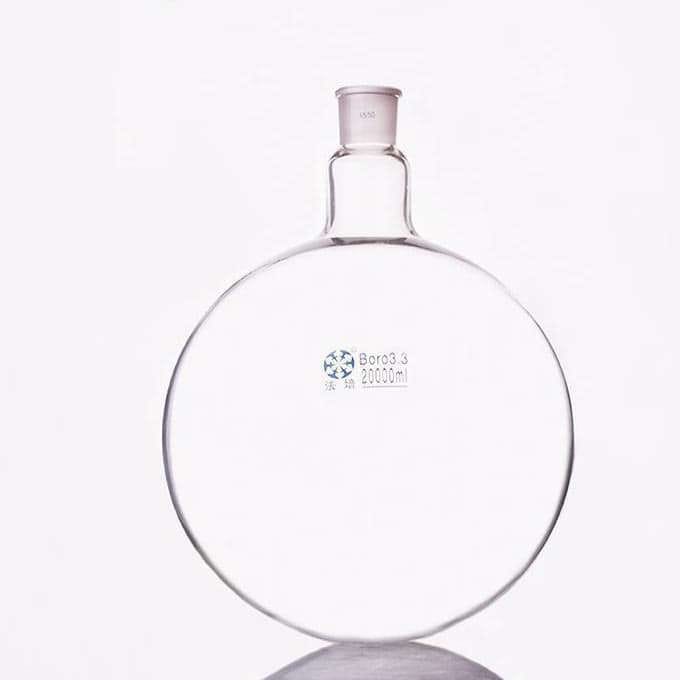 Round bottom flask with joint, capacity 50 to 20.000 ml