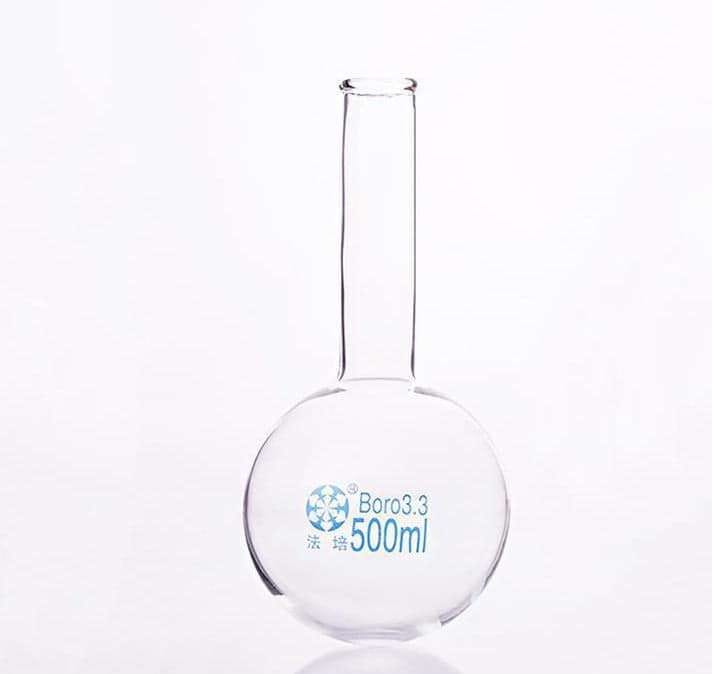 Round bottom flask with long neck, 50 to 3.000 ml