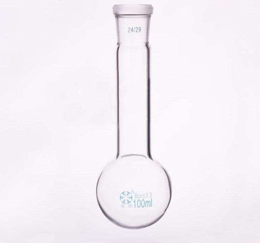 Round bottom flask with long neck and joint, 25 to 3.000 ml