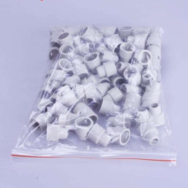 Rubber stopper with turn-up lip for standard joint, 100 pcs/pack-Labxsci