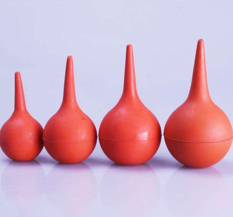 Rubber suction ball