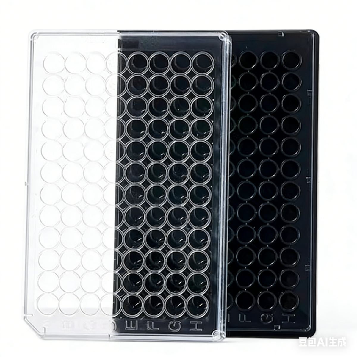 Cell Culture Plate Plastic Multi-Capacity (6-96 Wells) Flat Bottom Black/White ELISA Plate Adherent 