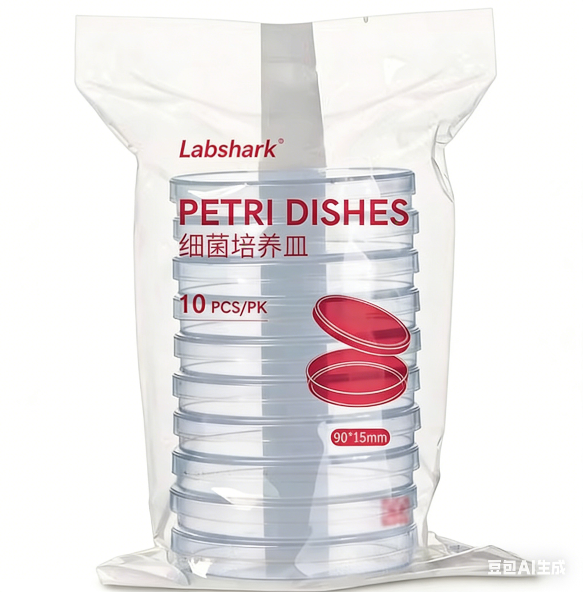 Disposable Plastic Petri Dishes 90mm Round Sterile Enzyme-Free Pyrogen-Free NDA&RNA Free Model 35mm-