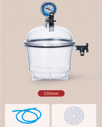 Transparent Brown Glass Plastic Vacuum Drying Dish Lid With Thickened Porcelain And Ceramic Lining P