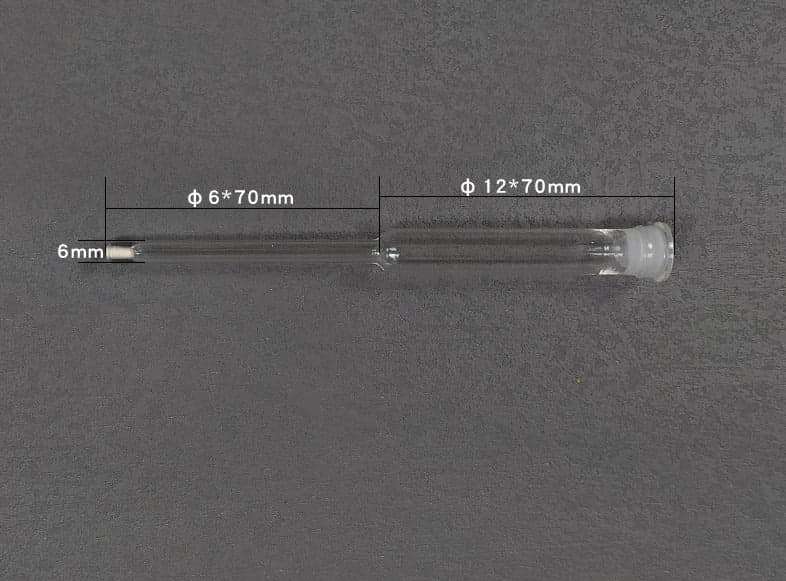 Salt bridge with frit for reference electrode