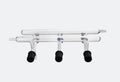Schlenk Line with PTFE High-Vacuum Valves, Double Bank, 3-5 Ports