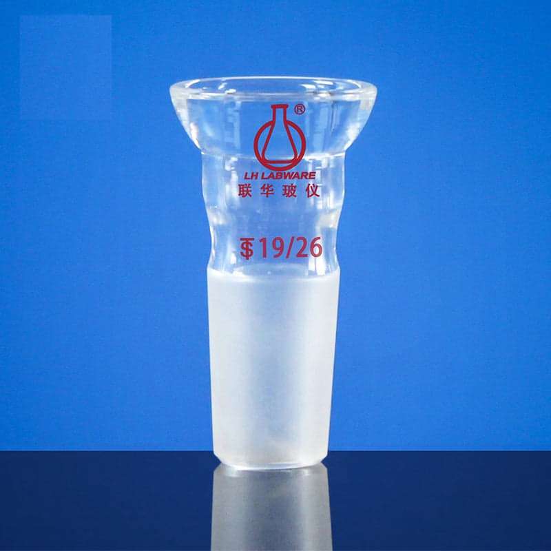 Schlenk transition adapter, #15 o-ring joint to glass joint cone