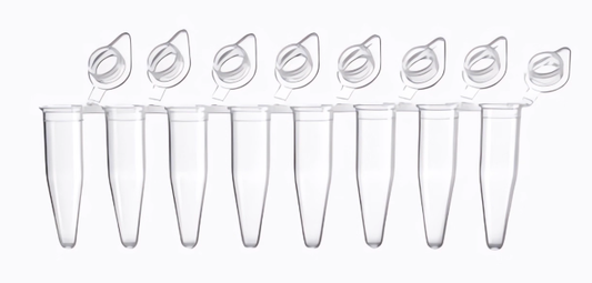 Laboratory 0.1ml 0.2ml Disposable PP PCR 8 Strips Sterilized Tube