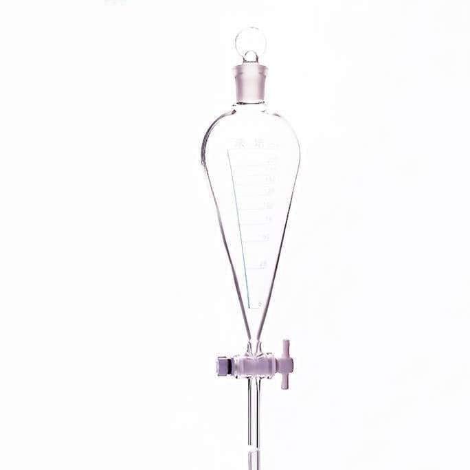 Graduated Squibb Separating Funnel, PTFE Stopcock, 125?C1000 ml