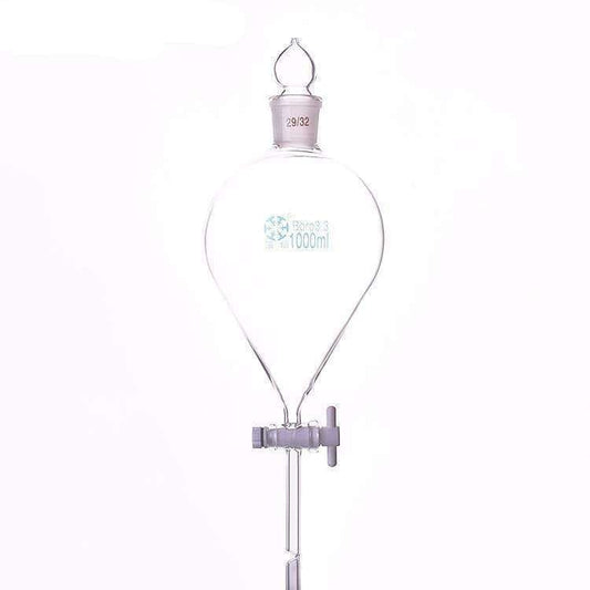 Separating Funnel with PTFE Stopcock & Stopper, 10 to 20000 ml, No Graduation