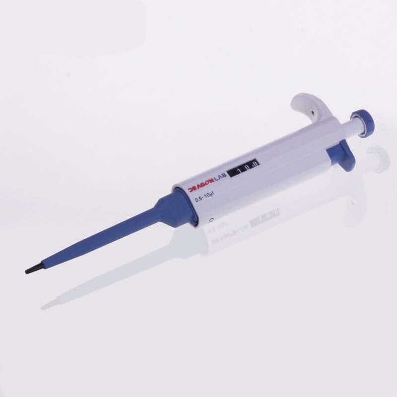 Single-channel microlitre pipette