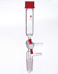Solid-phase peptide synthesis vessel, capacity 10 to 500 ml