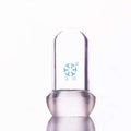 Spherical ball joint stopper, hollow glass