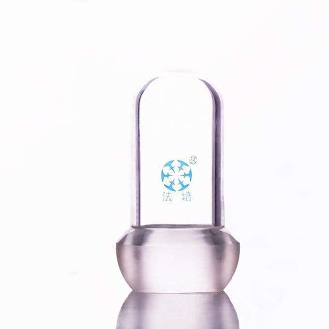Spherical ball joint stopper, hollow glass