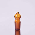 Stopper with joint, hollow glass, brown glass