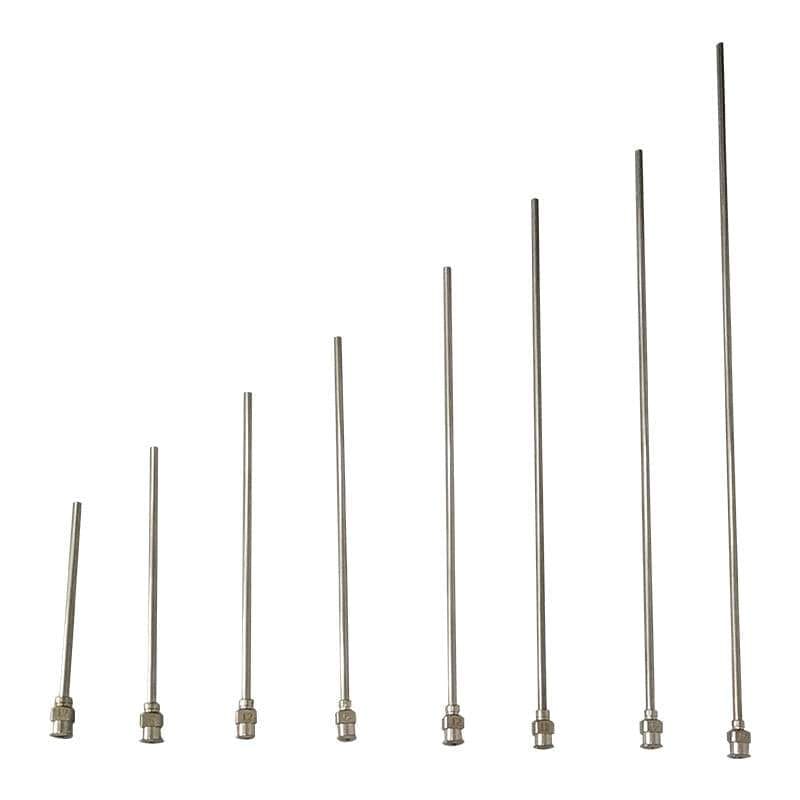 Syringe needles, blunt tip, length 150 to 300 mm, 5 pcs/pack, not for medical usage