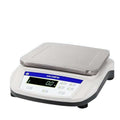 Table balance with stainless steel weighing plate, range 6 to 30 KG, readability 0.1 g