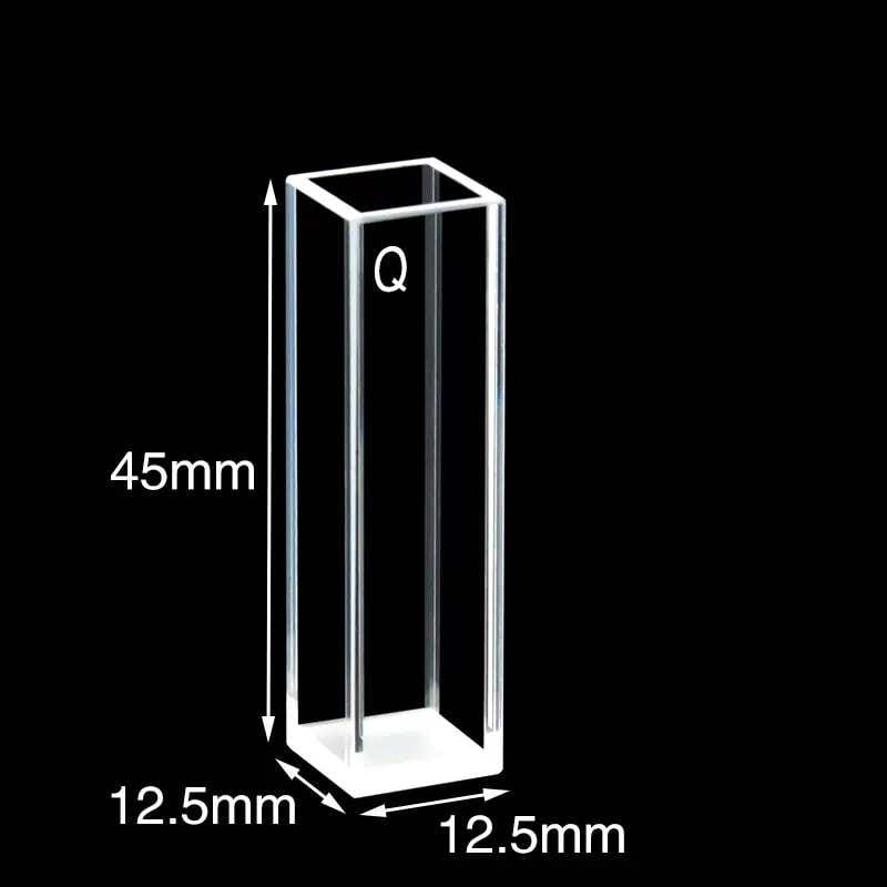 UV macro cuvettes with PTFE lid, lightpath 10 mm