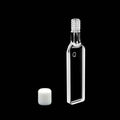 UV quartz cuvettes with PTFE screw cap, 2 clear windows