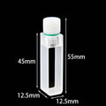 UV quartz inner threaded cuvettes with PTFE stopper, lightpath 10 mm