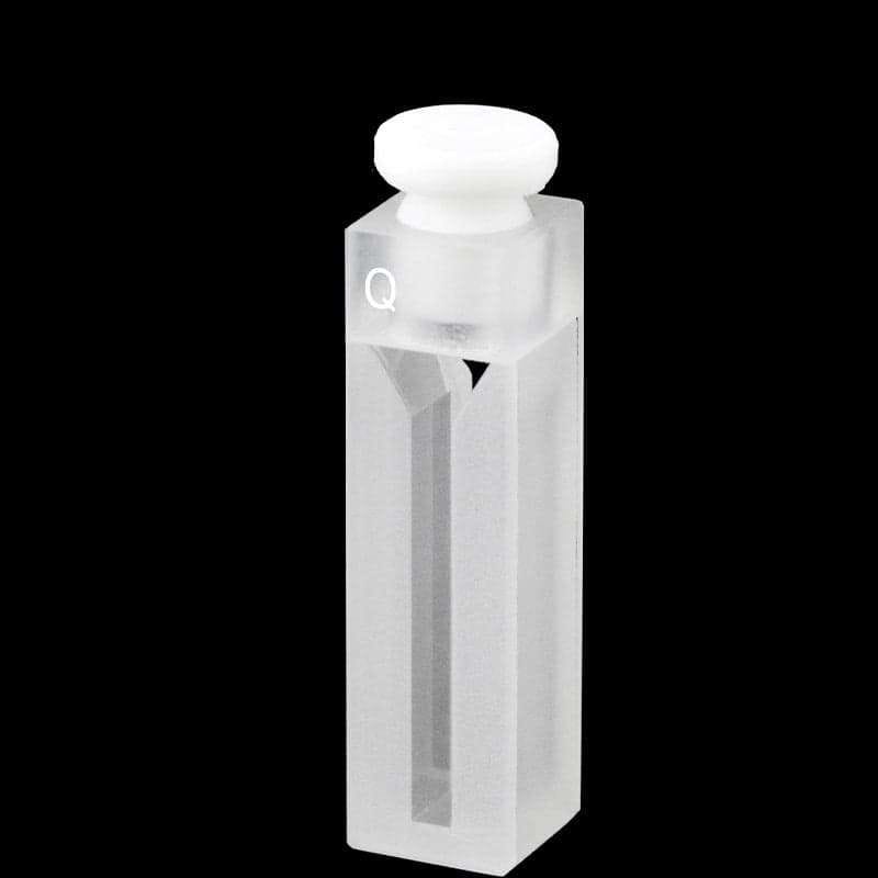 UV quartz semi-micro cuvette with PTFE Stopper, Lightpath 10 mm, 2 clear windows
