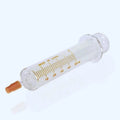 Rubber Syringe Caps, 100/Pack, ID 2.5mm, OD 5mm, 10mm Long