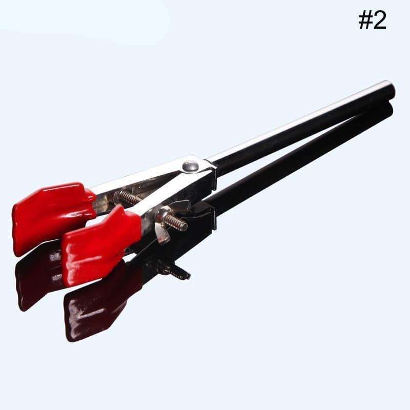 Universal stand clamp with 2 fingers